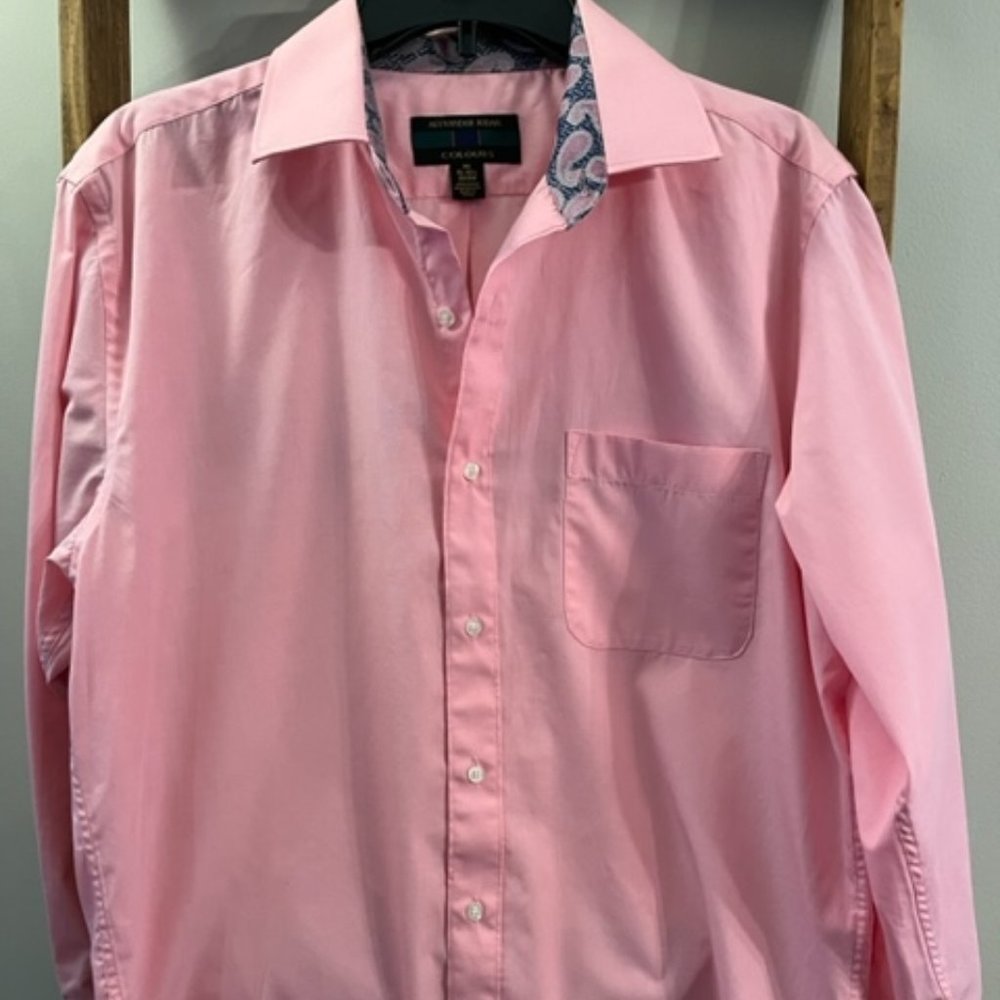 Men's Alexander Julian Dress Shirt - Medium